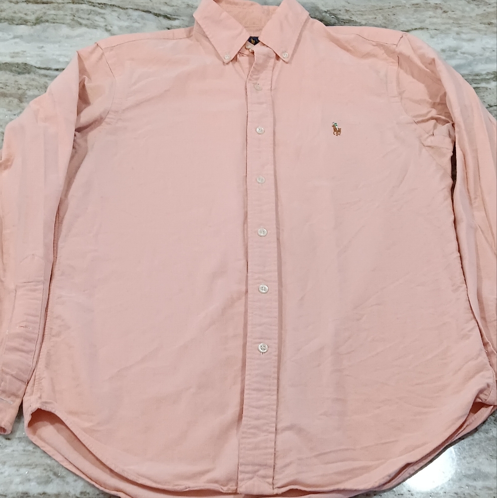 Men Clothing Casual Shirts Slim Fit Oxford Shirt Polo Ralph Lauren